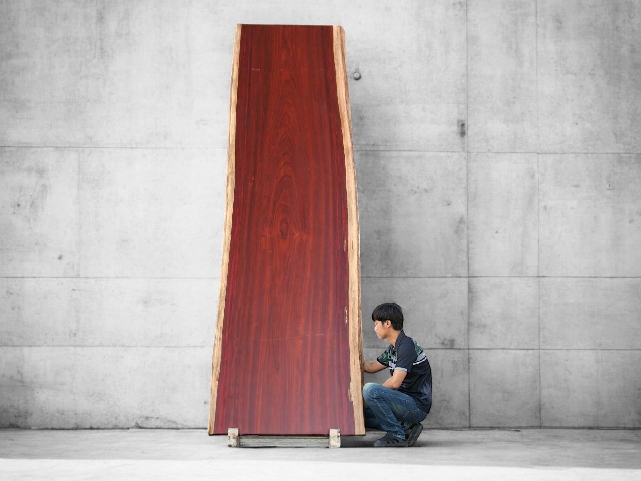 African Padauk P.06/3 มุมหน้าตรงจากหน้าสินค้าบริษัท